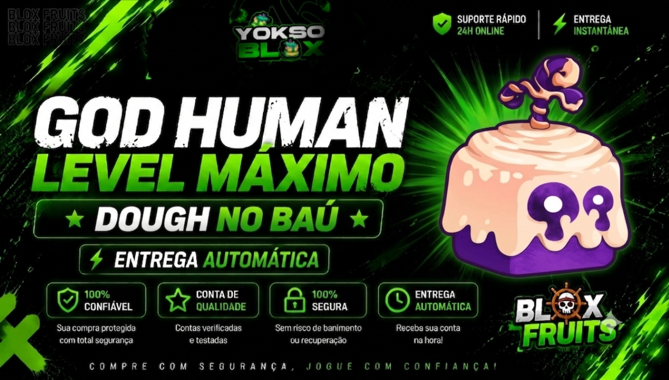GODHUMAN🥊+ DOUGH NO BAÚ 🍩+ LEVELMÁXIMO 🚀
