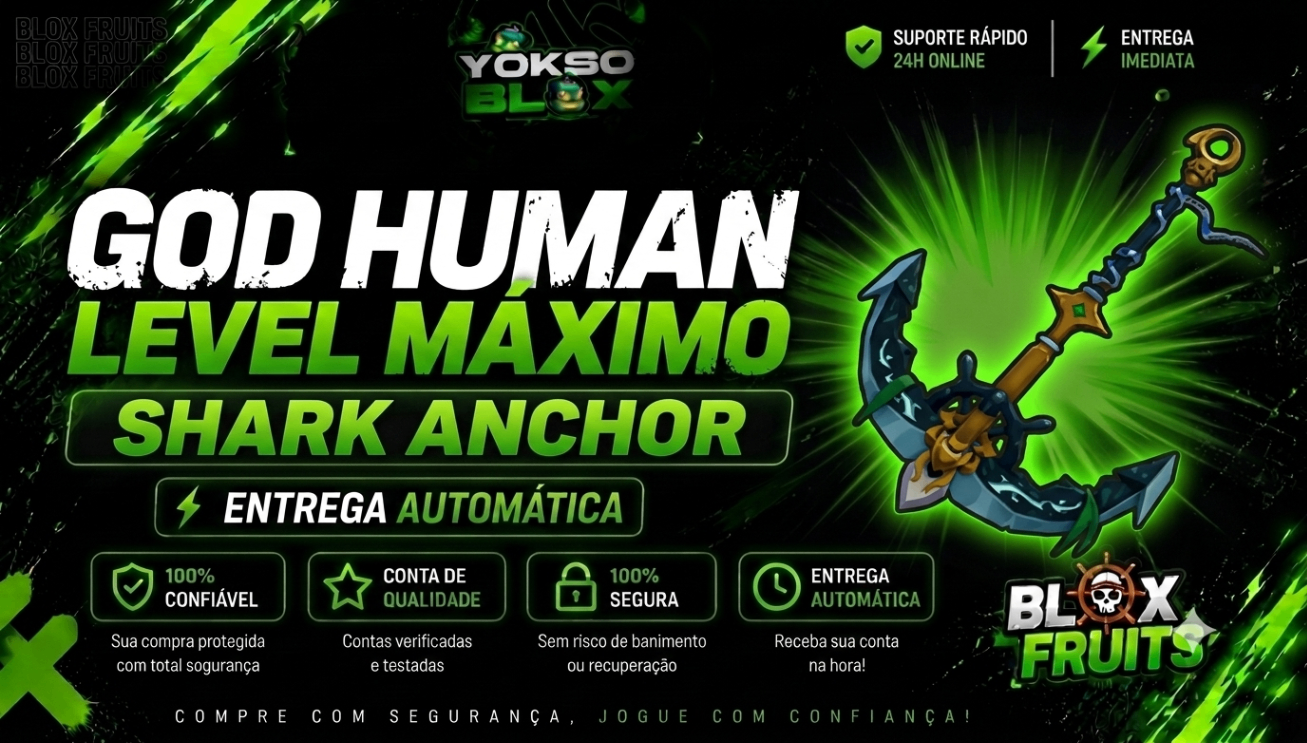「⚓」GODHUMAN + SHARK ANCHOR + LEVEL MAX
