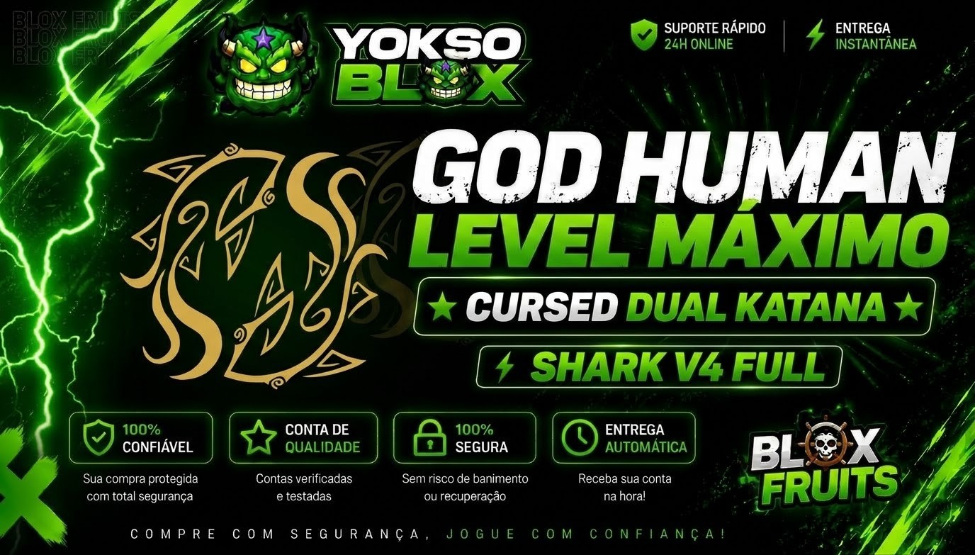 「🦈」SHARK V4 FULL+ GODHUMAN👊+ CDK⚔️+LEVELMÁXIMO🚀